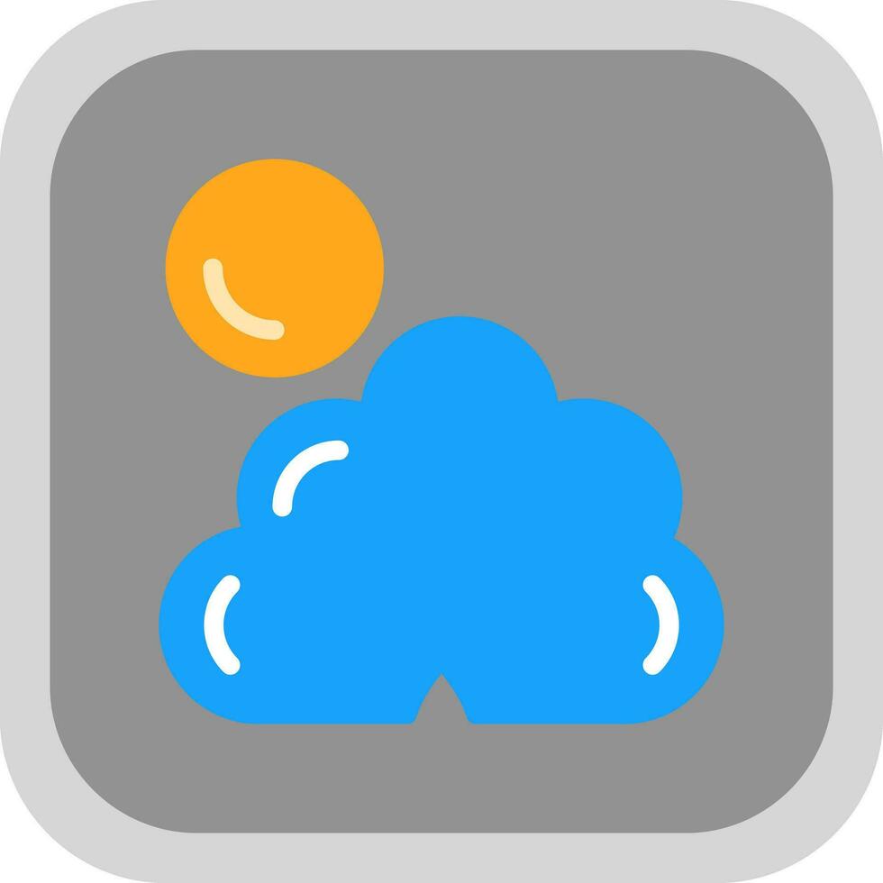 Dark cloud cover Vector Icon Design