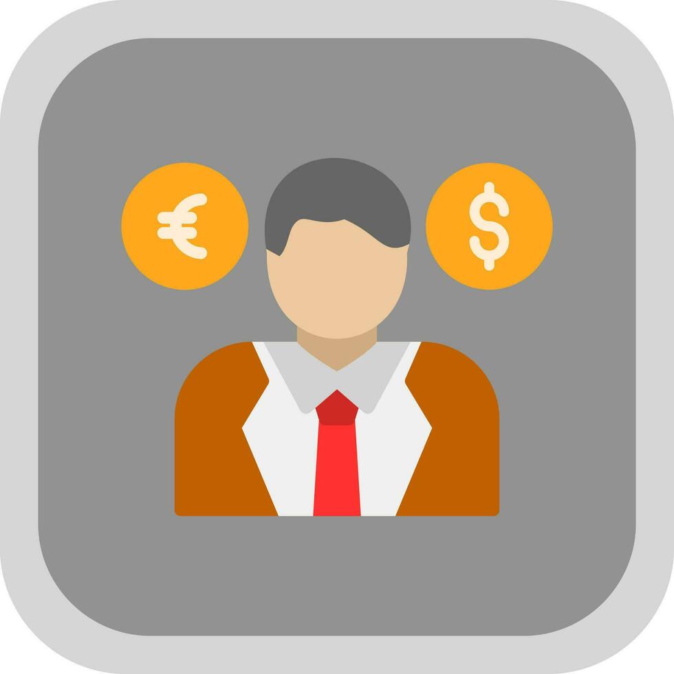 Trader Vector Icon Design