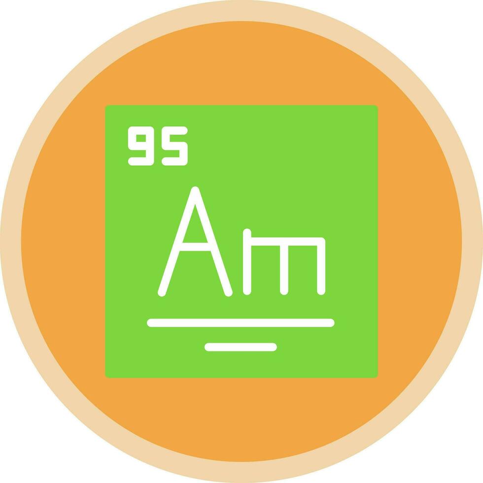 Americium Vector Icon Design