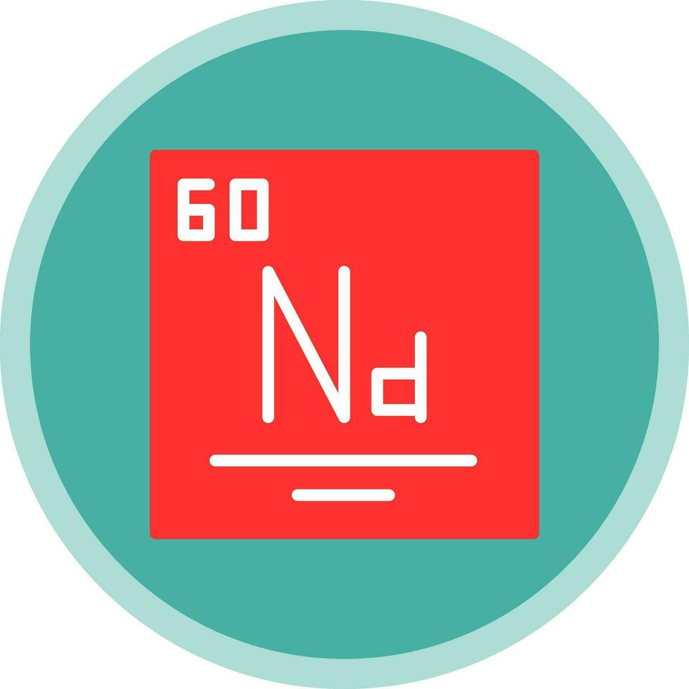 Neodymium Vector Icon Design