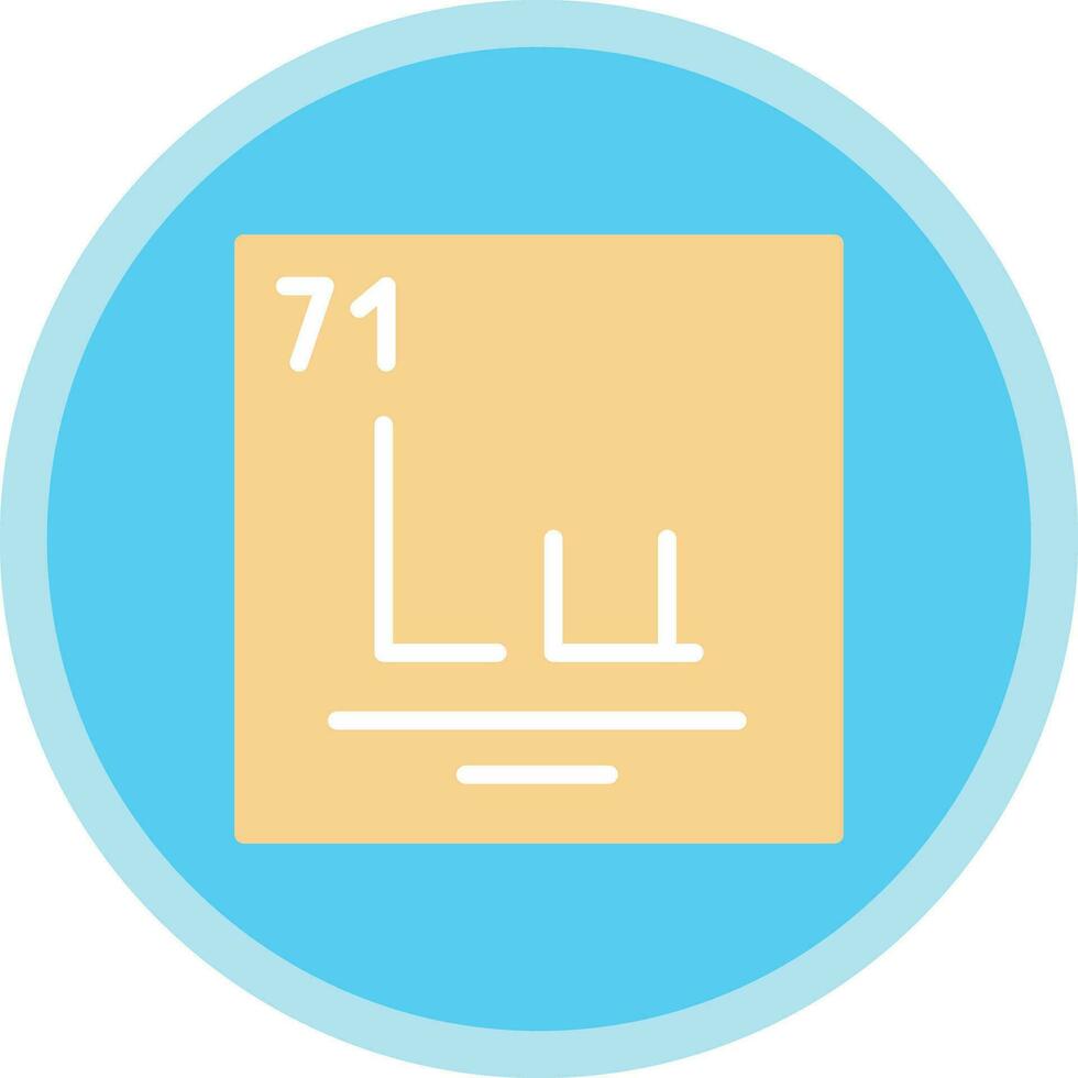 Lutetium Vector Icon Design