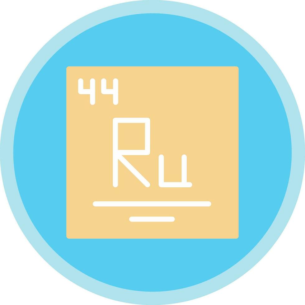 Ruthenium Vector Icon Design
