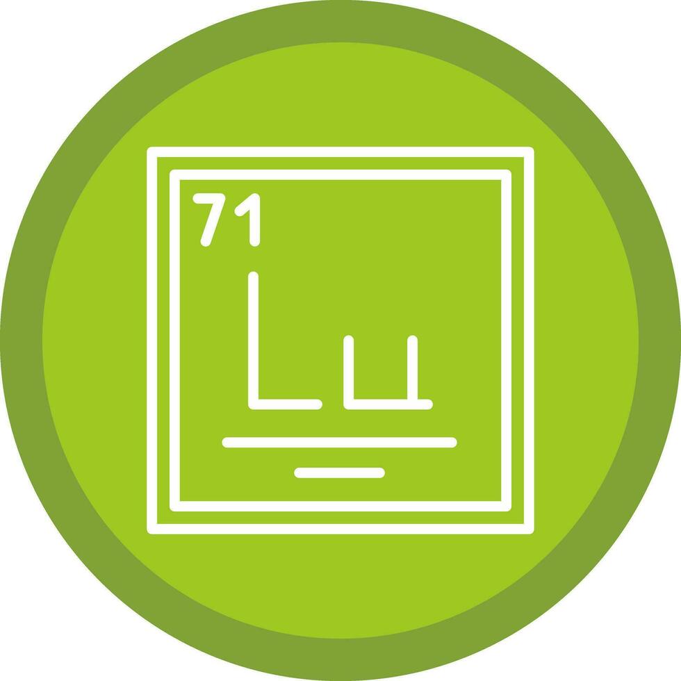 Lutetium Vector Icon Design