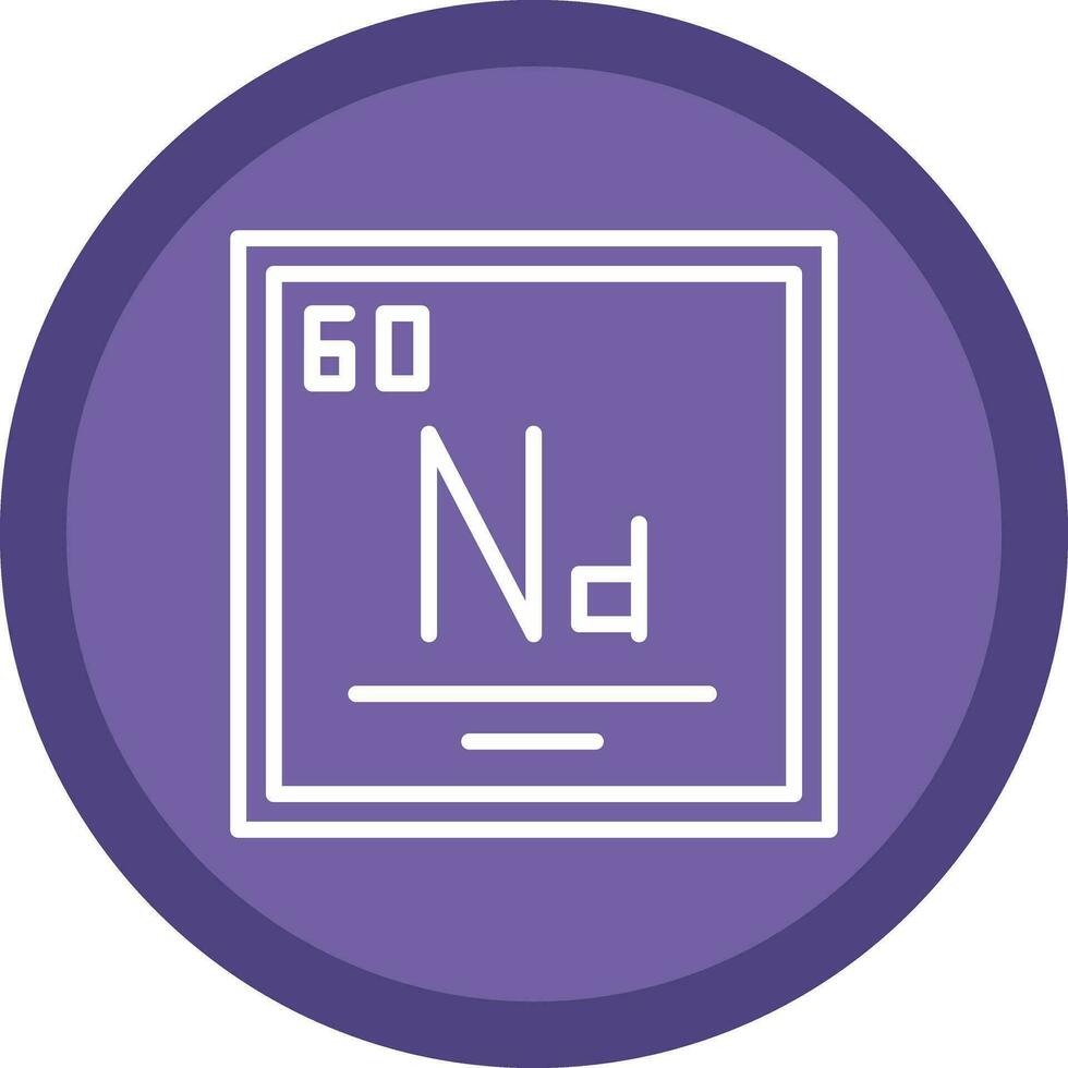 Neodymium Vector Icon Design