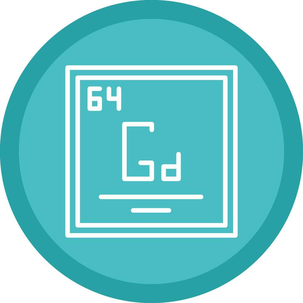 Gadolinium Vector Icon Design