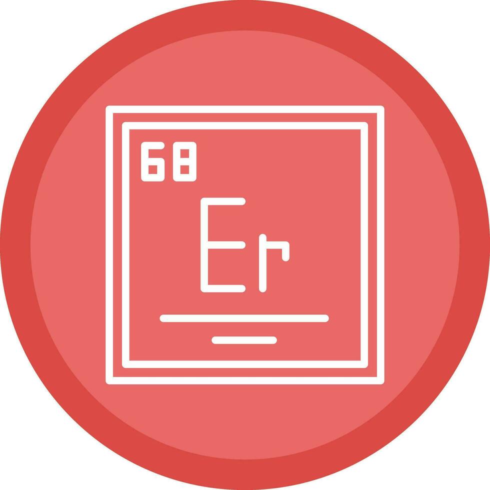 Erbium Vector Icon Design