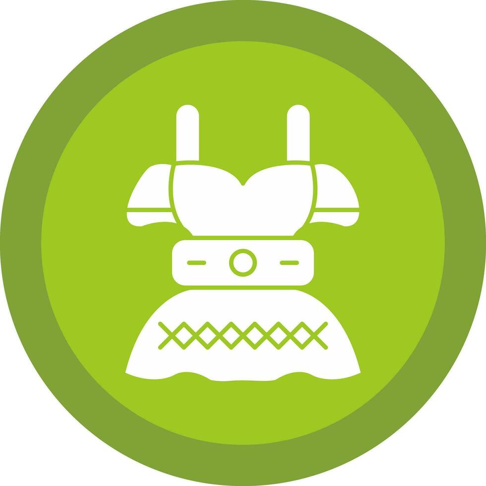 Dirndl Vector Icon Design