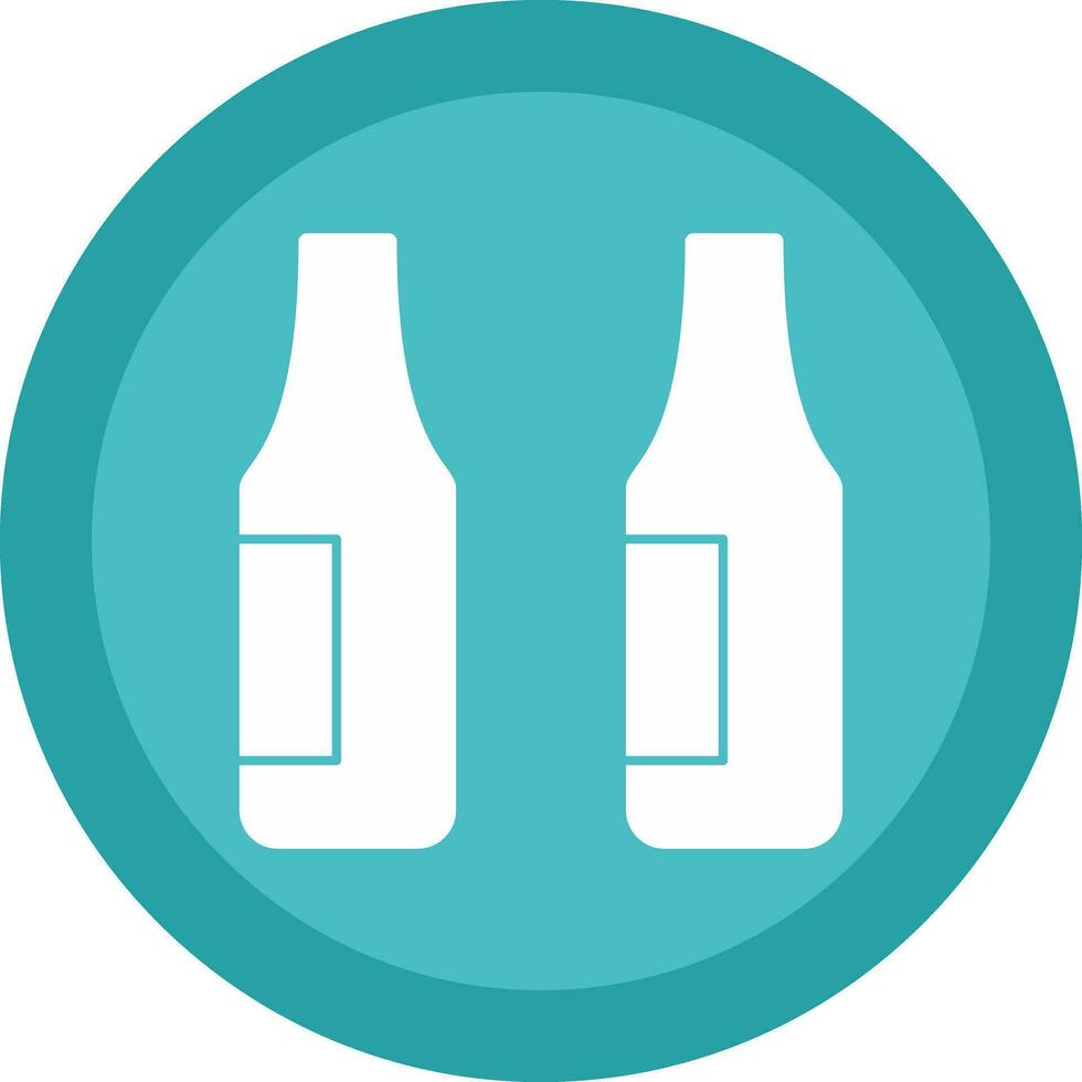 Beer bottle Vector Icon Design