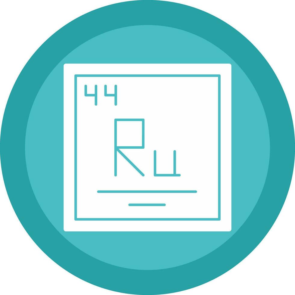 Ruthenium Vector Icon Design