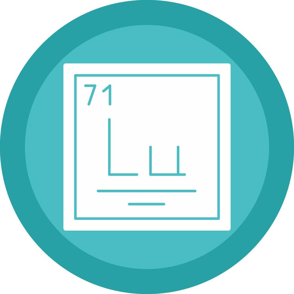 Lutetium Vector Icon Design