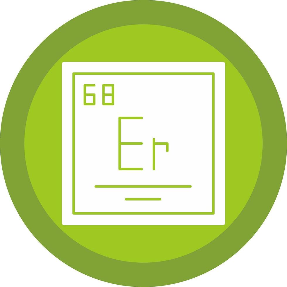 Erbium Vector Icon Design