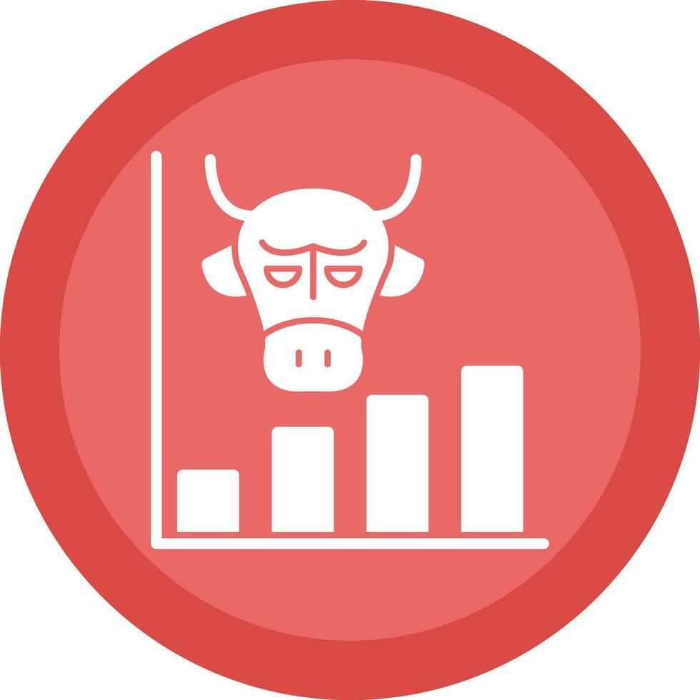 Bull market Vector Icon Design