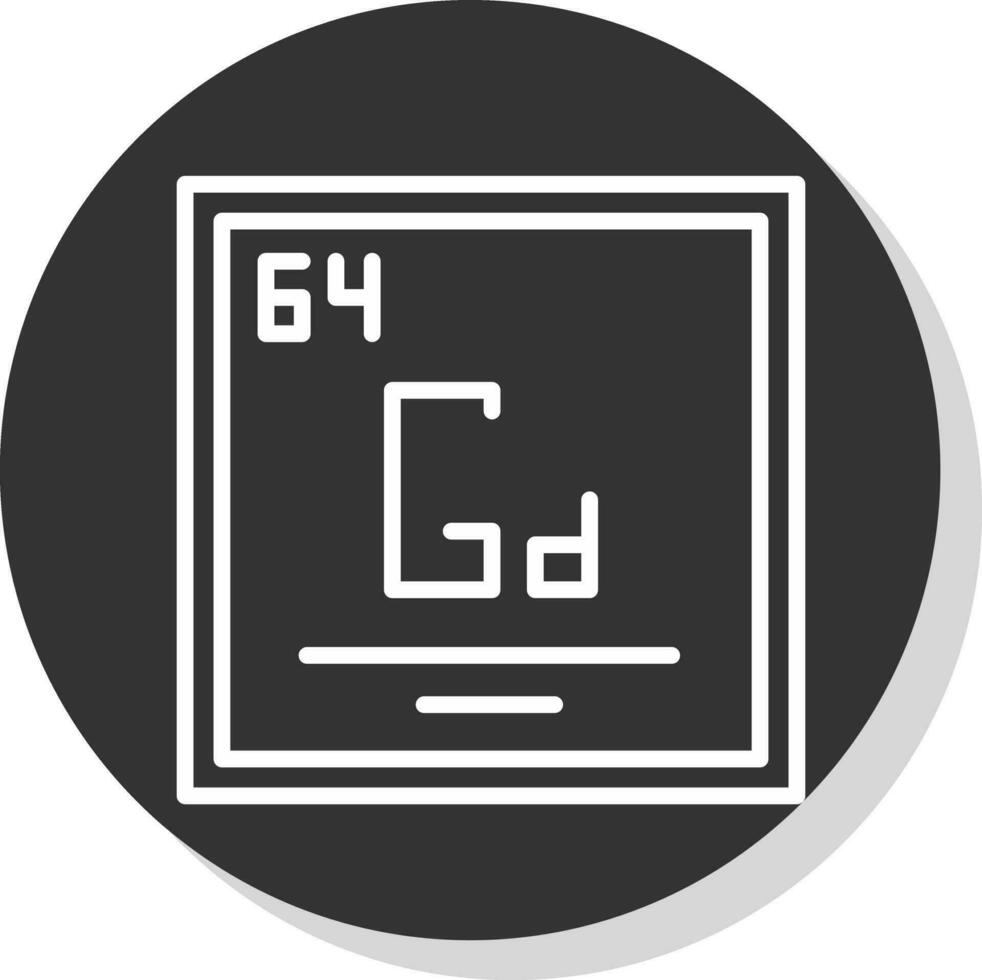 Gadolinium Vector Icon Design