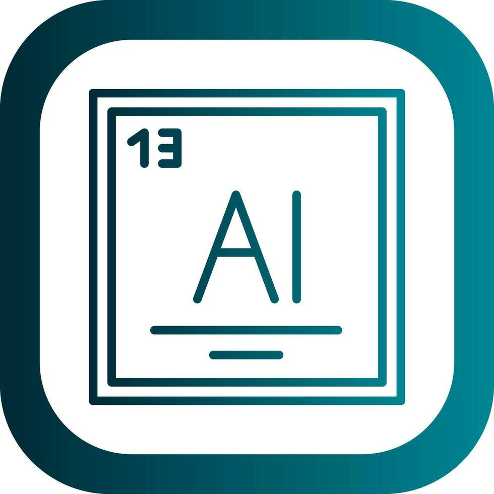 Aluminum Vector Icon Design