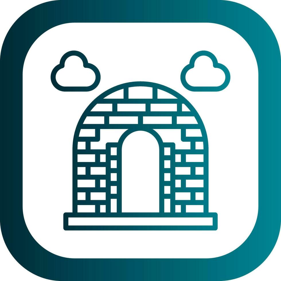 Igloo Vector Icon Design