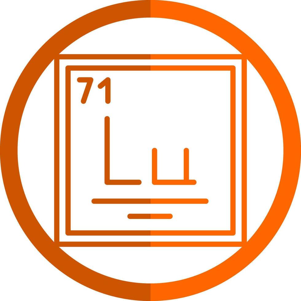 Lutetium Vector Icon Design