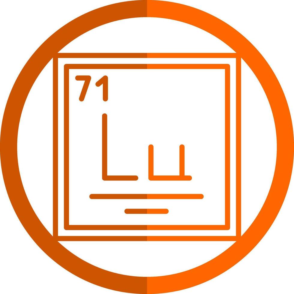 Lutetium Vector Icon Design