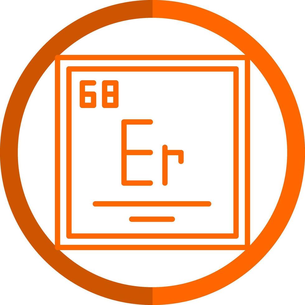 Erbium Vector Icon Design