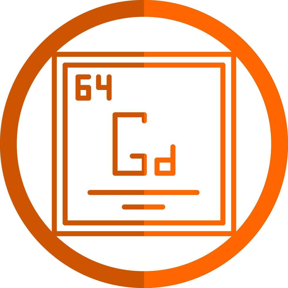Gadolinium Vector Icon Design
