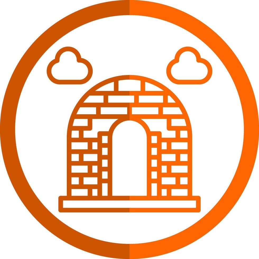 Igloo Vector Icon Design
