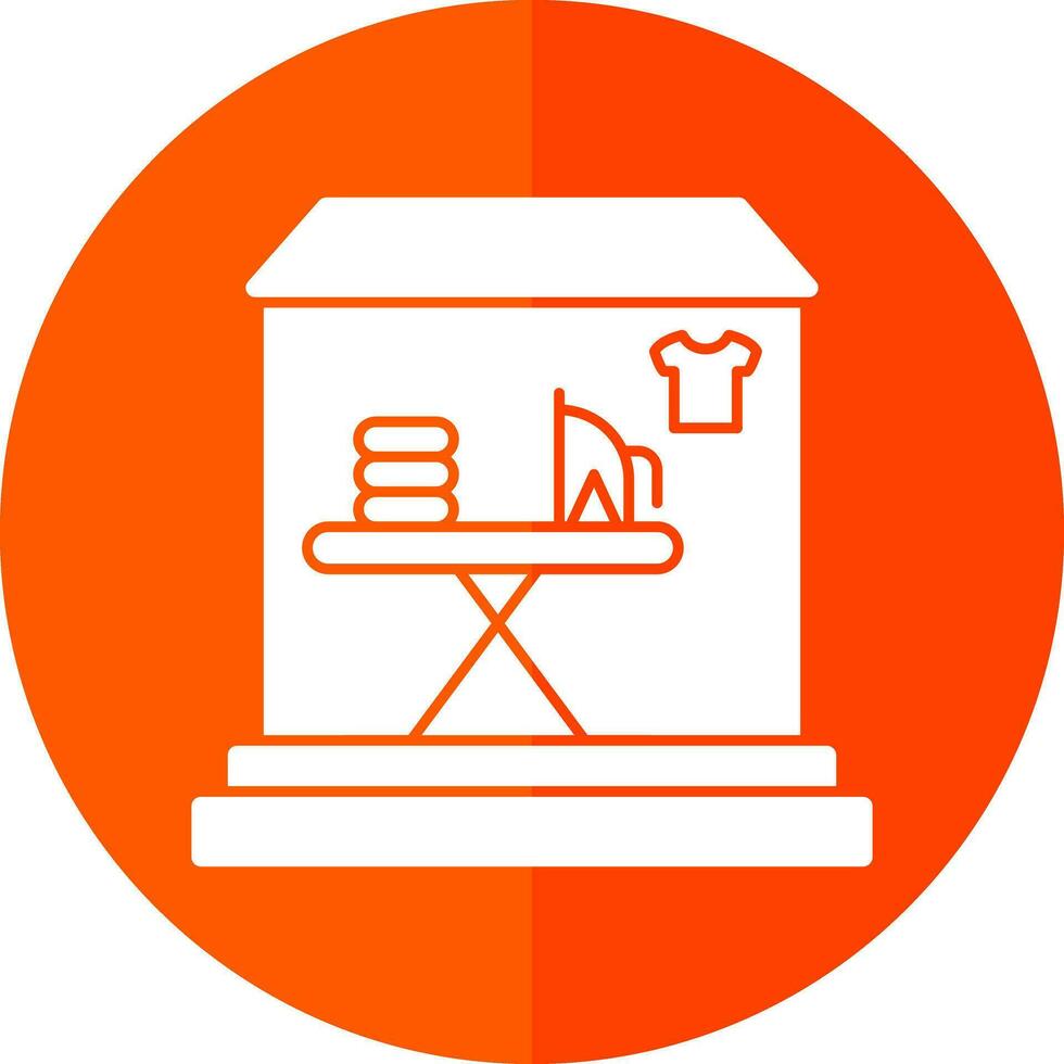 Laundry shop Vector Icon Design