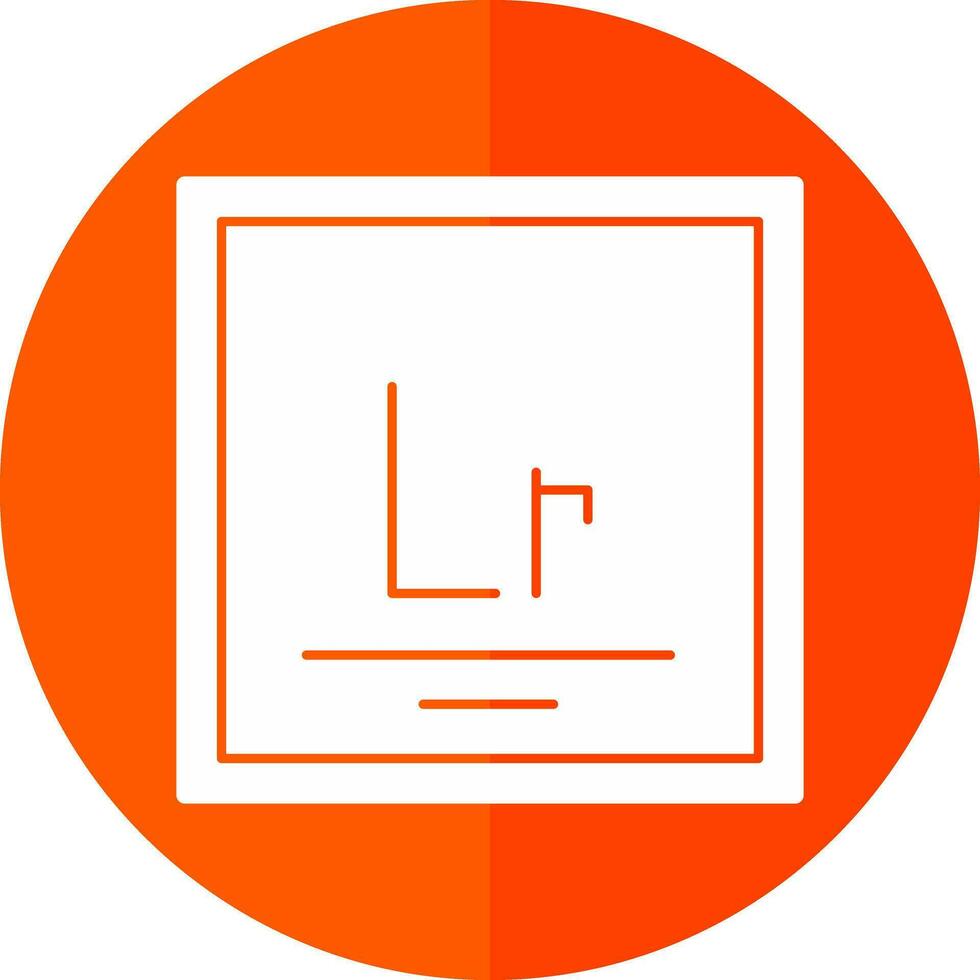 Lawrencium Vector Icon Design
