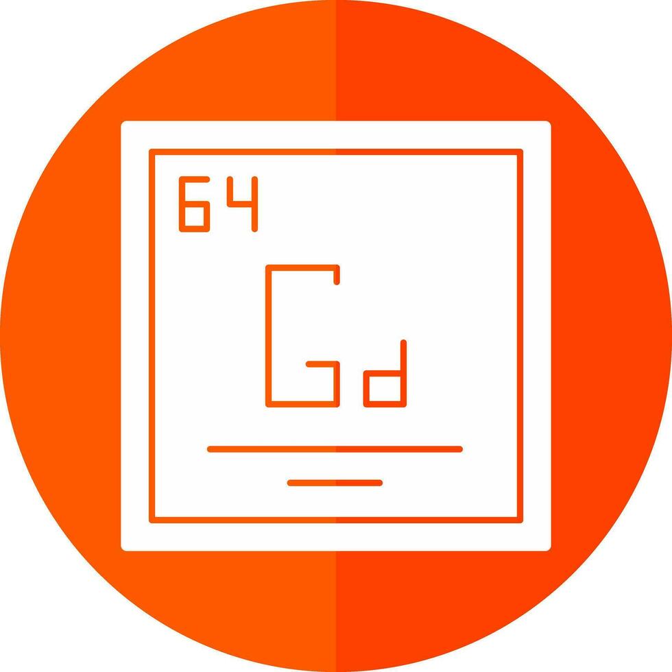 Gadolinium Vector Icon Design