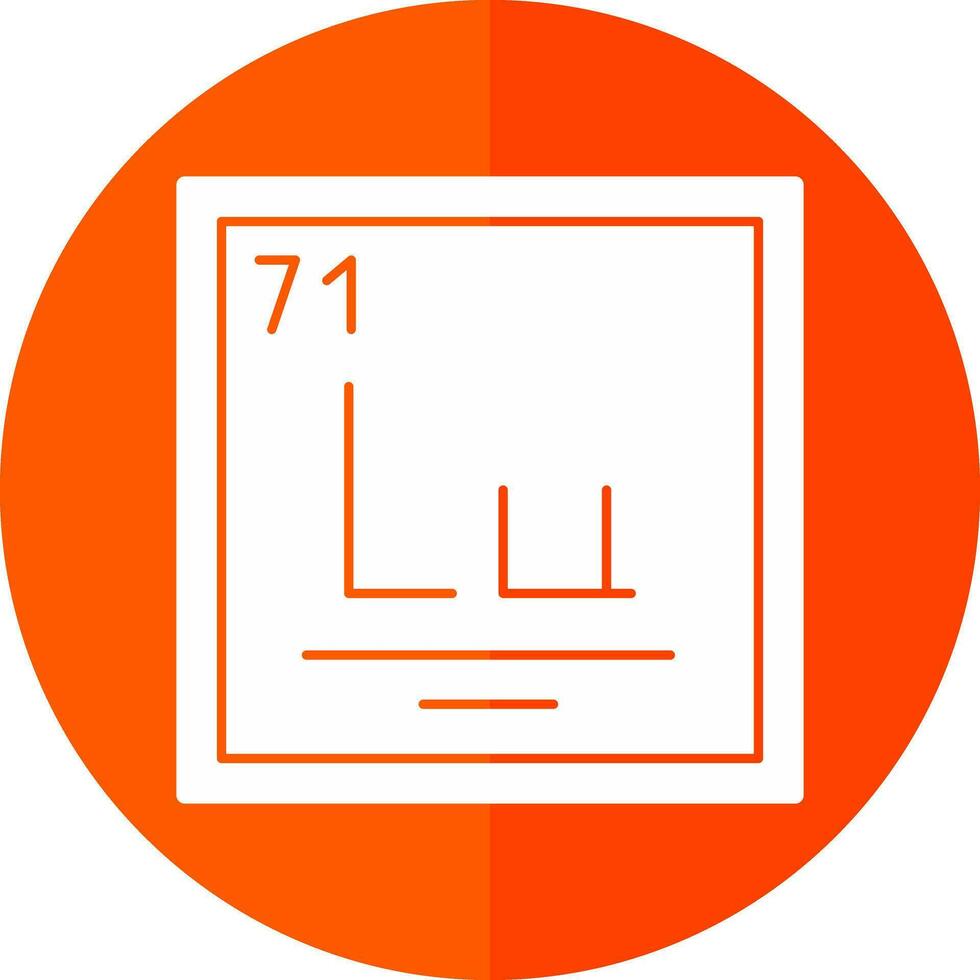 Lutetium Vector Icon Design
