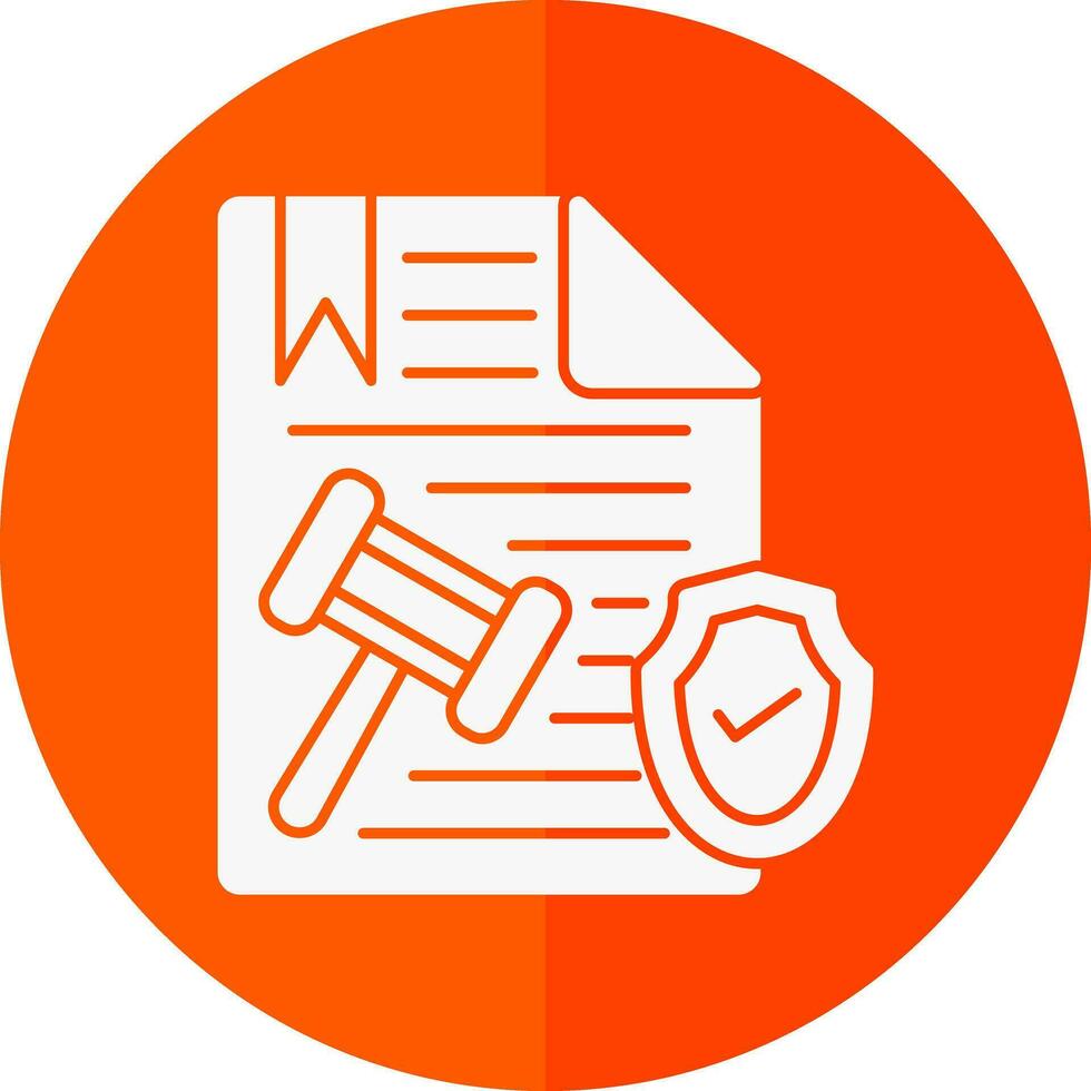 Legal document Vector Icon Design