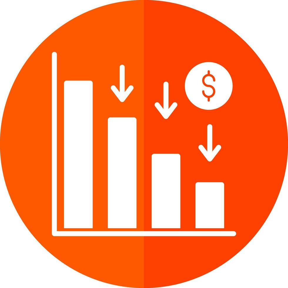 Loss Vector Icon Design