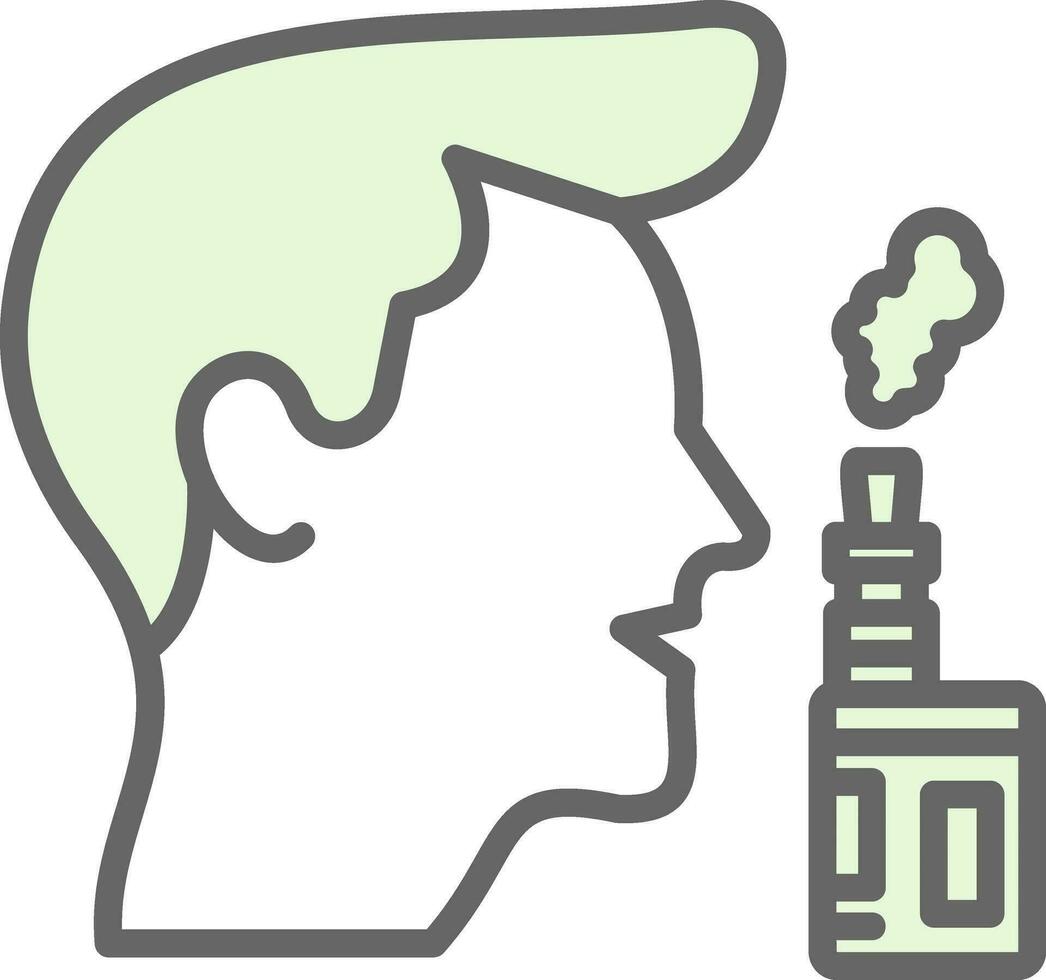 Vaper Vector Icon Design