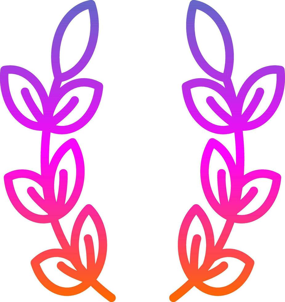 Laurel Vector Icon Design