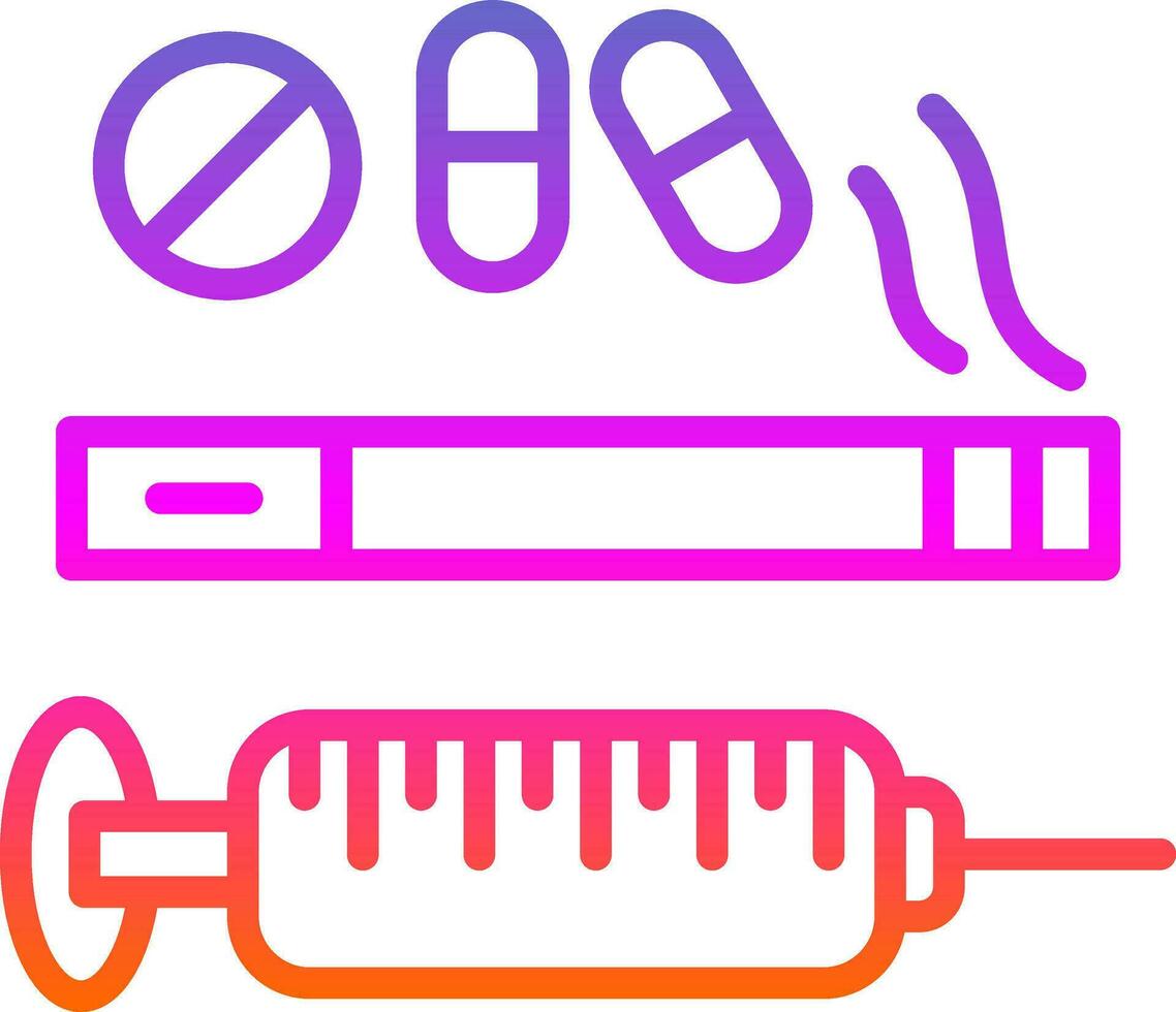 Adiction Vector Icon Design