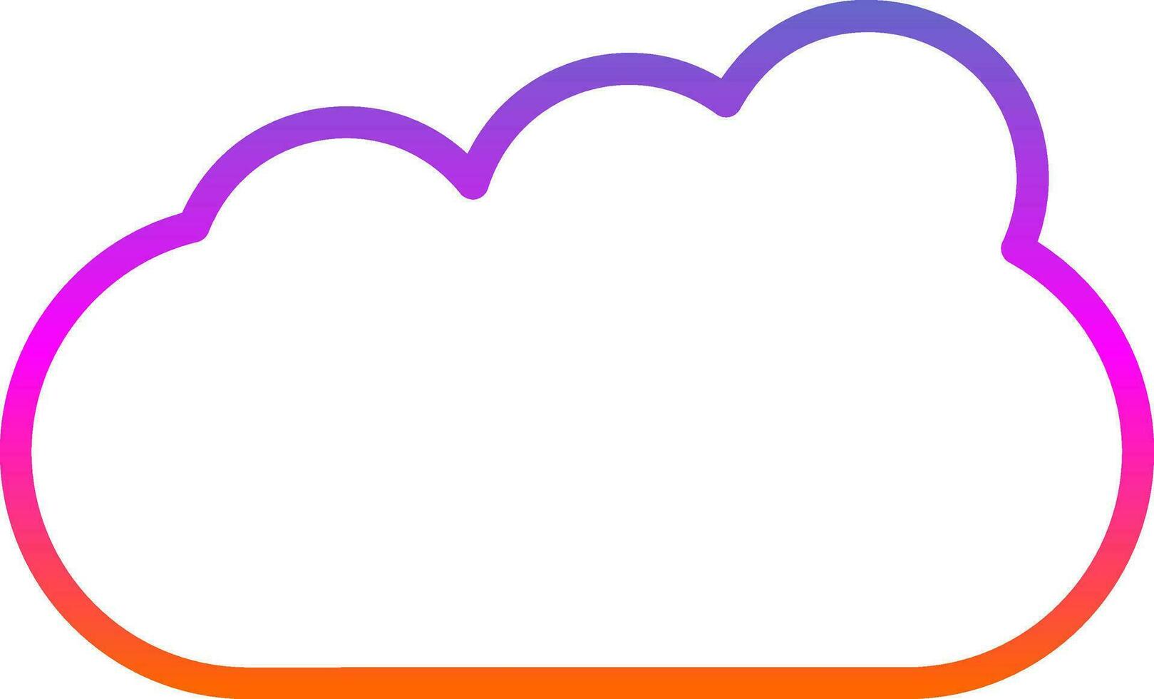 Cloud Vector Icon Design