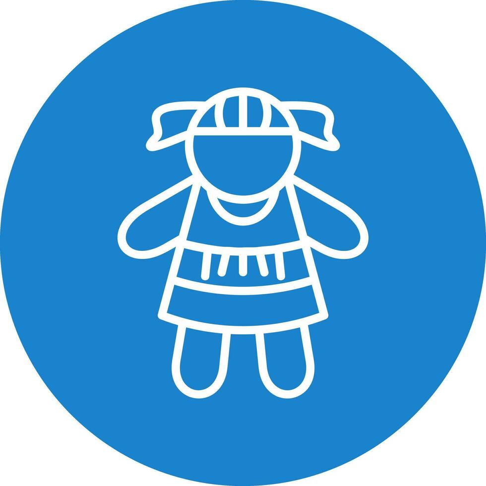 Doll Vector Icon Design