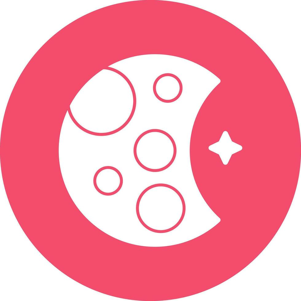 Moon Vector Icon Design