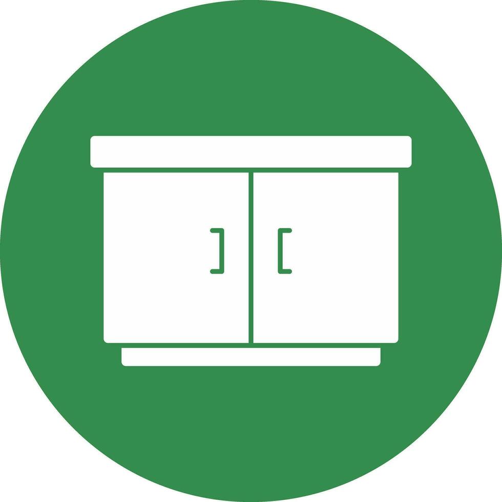 Cabinet Vector Icon Design
