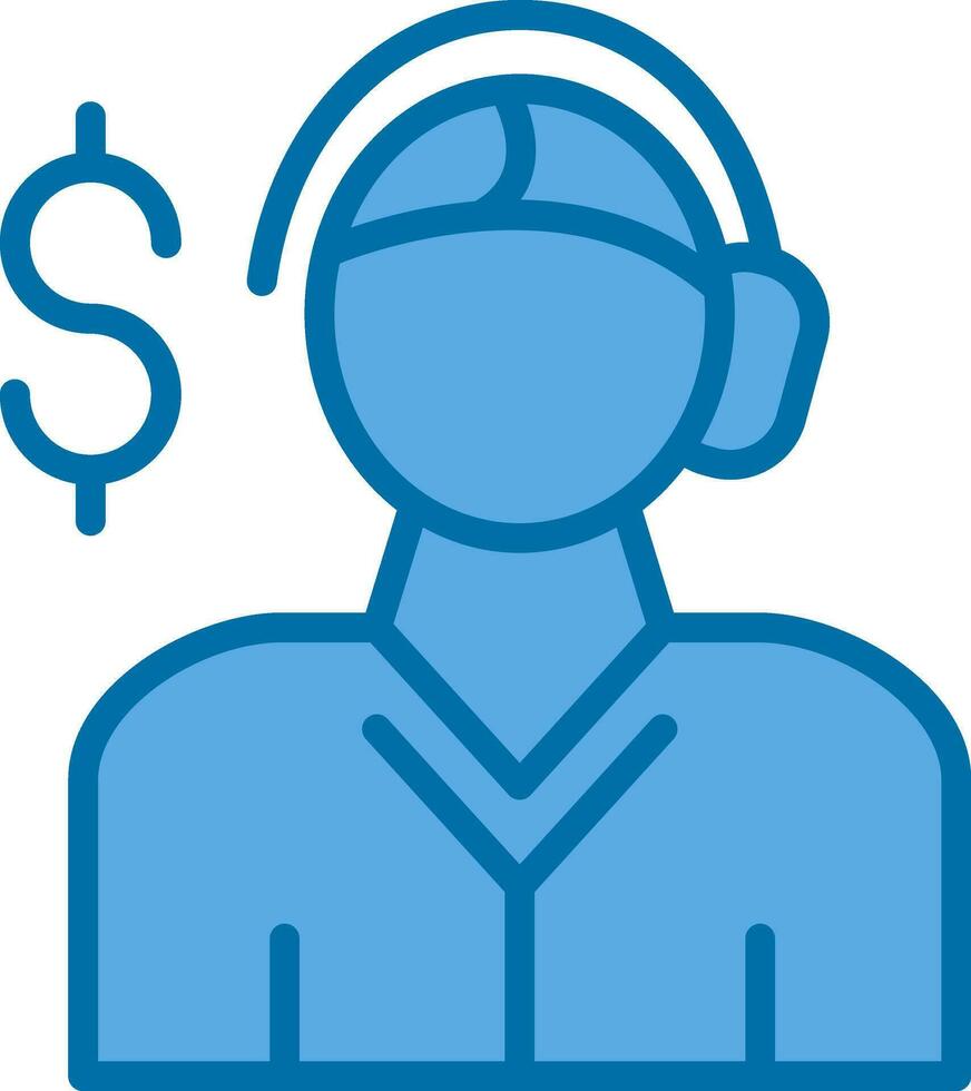 Salesman Vector Icon Design