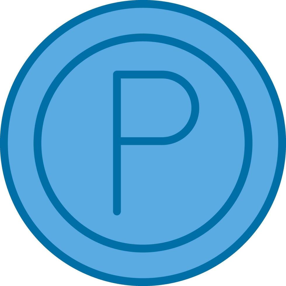 Parking Vector Icon Design