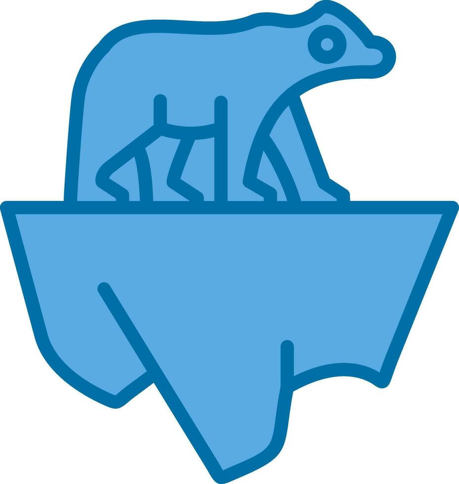 Polar bear Vector Icon Design