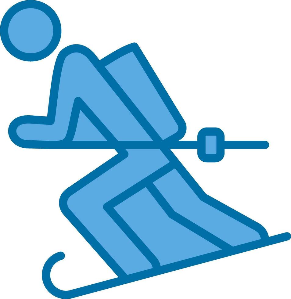 Skis Vector Icon Design