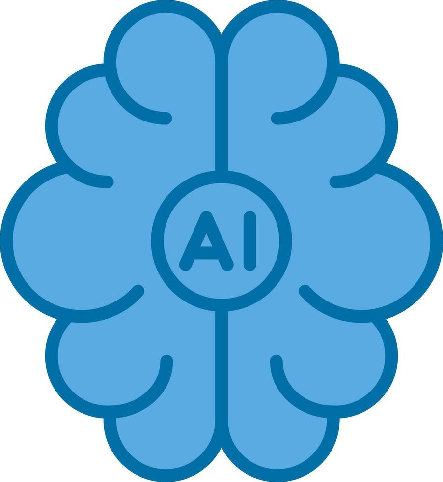 diseño de icono de vector de cerebro