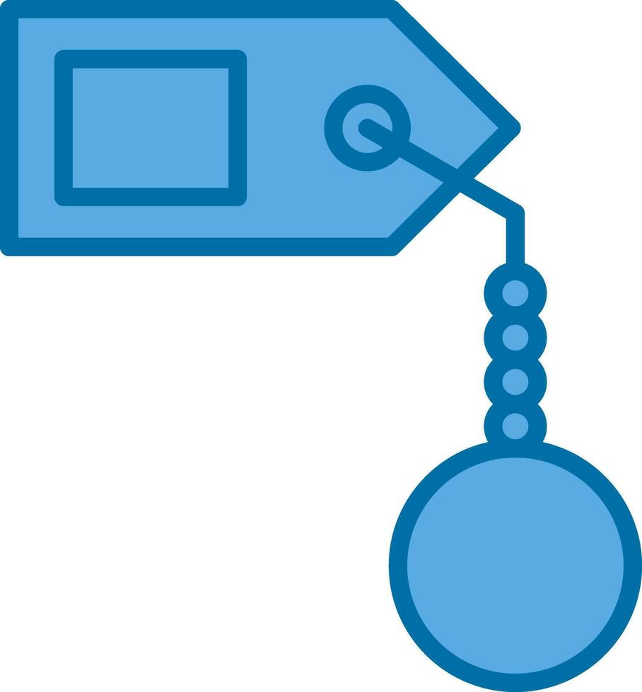 Key tag Vector Icon Design