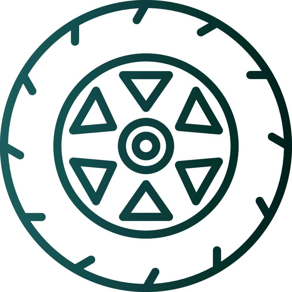 Wheels Vector Icon Design