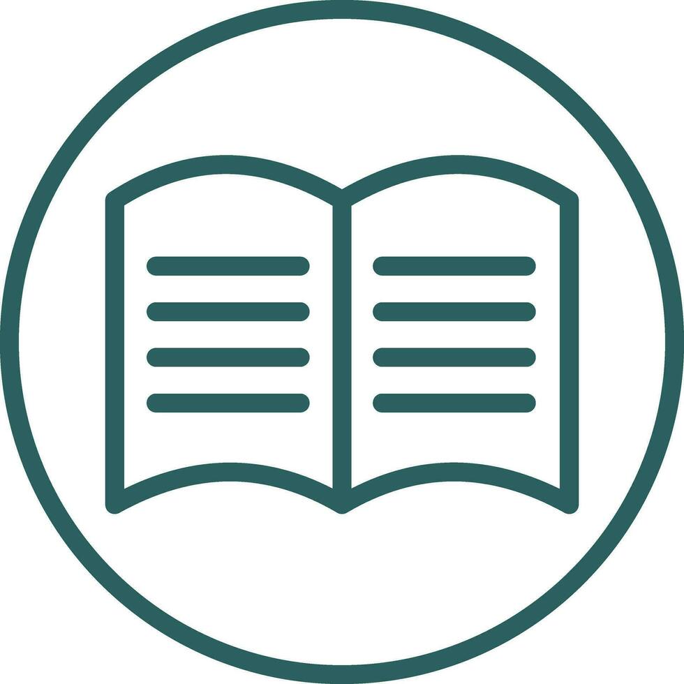 Manual book Vector Icon Design