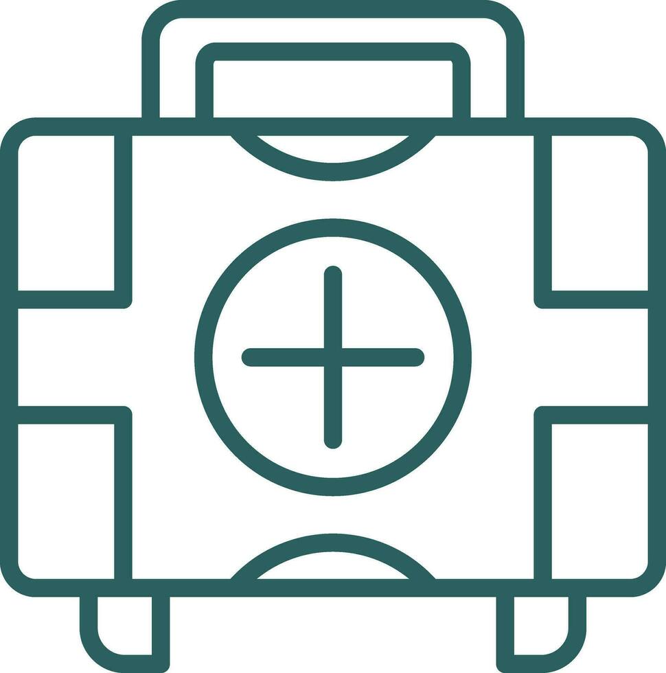 First aid kit Vector Icon Design