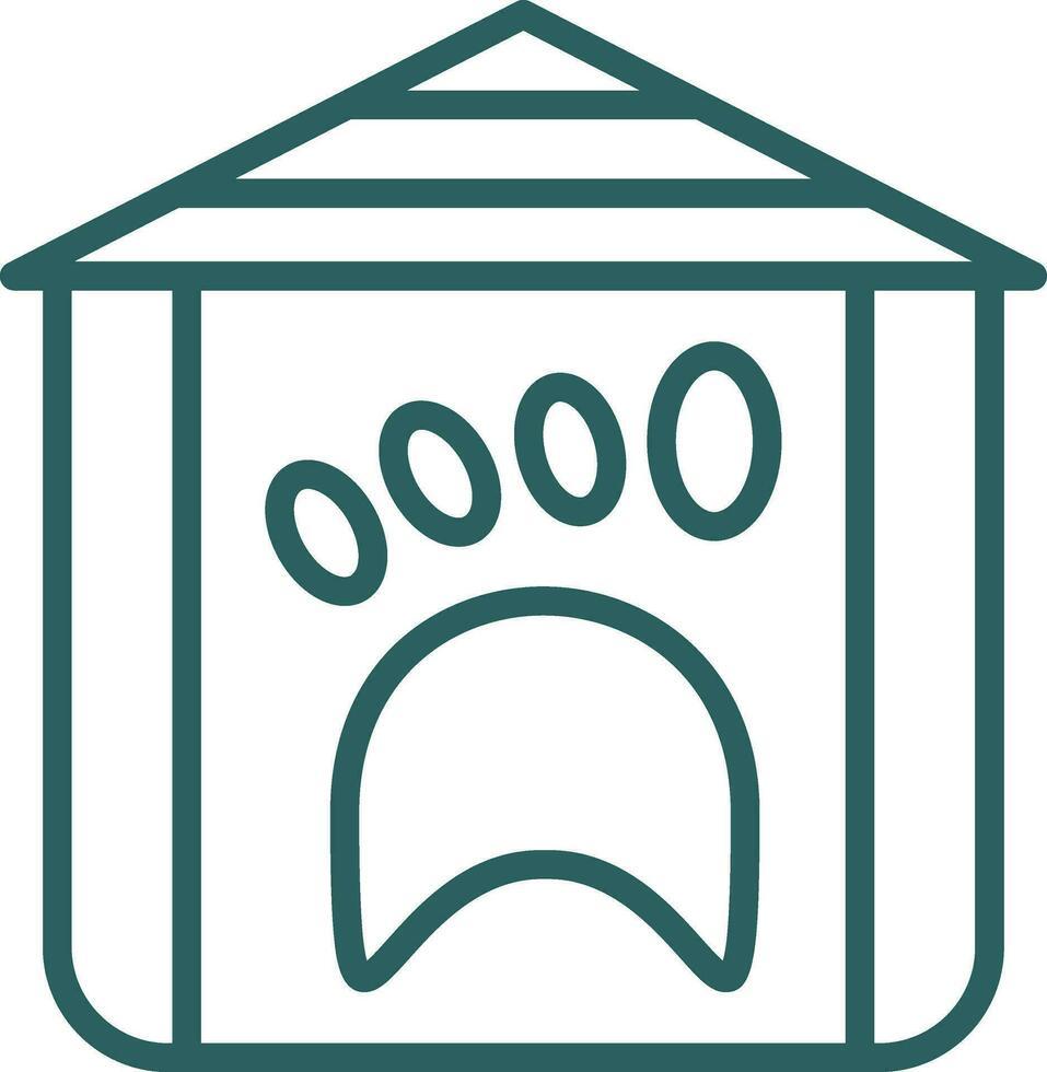 Animal shelter Vector Icon Design