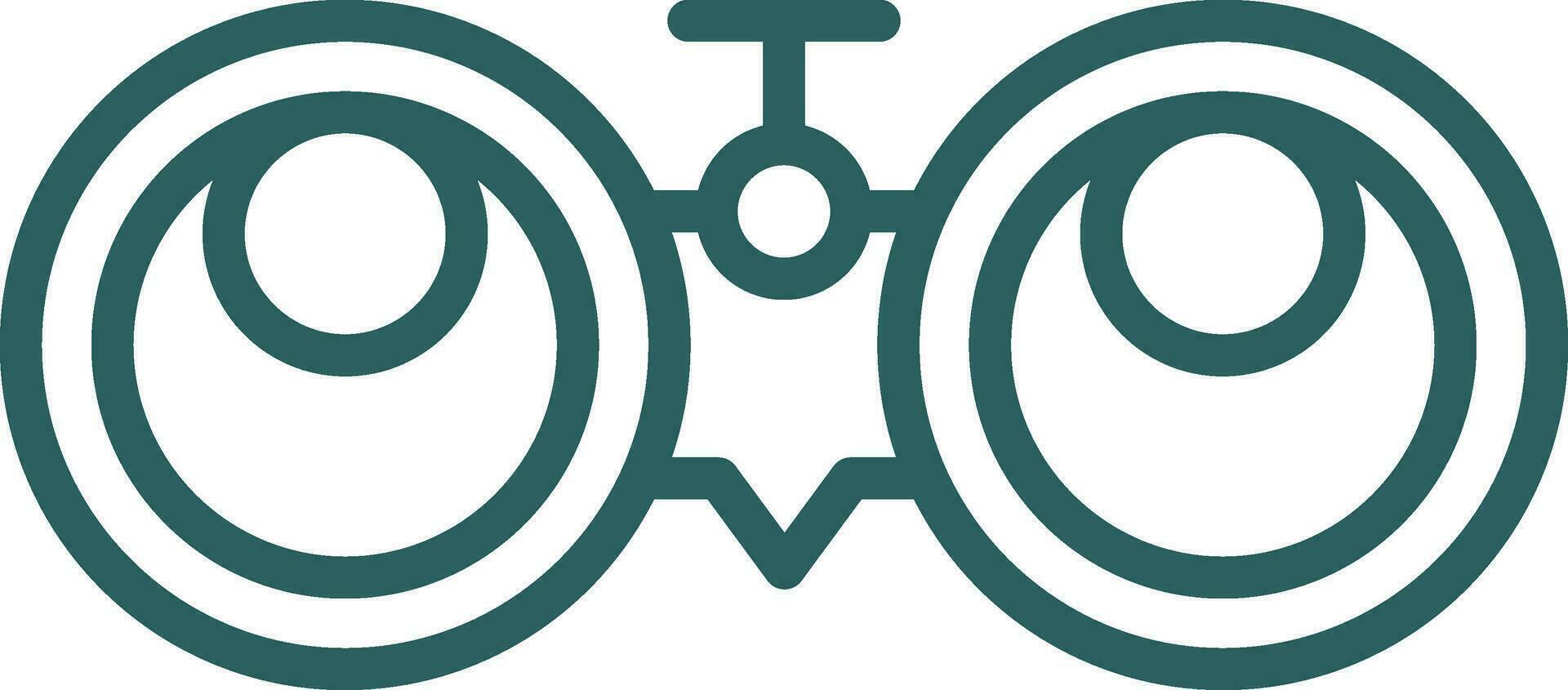 Binocular Vector Icon Design