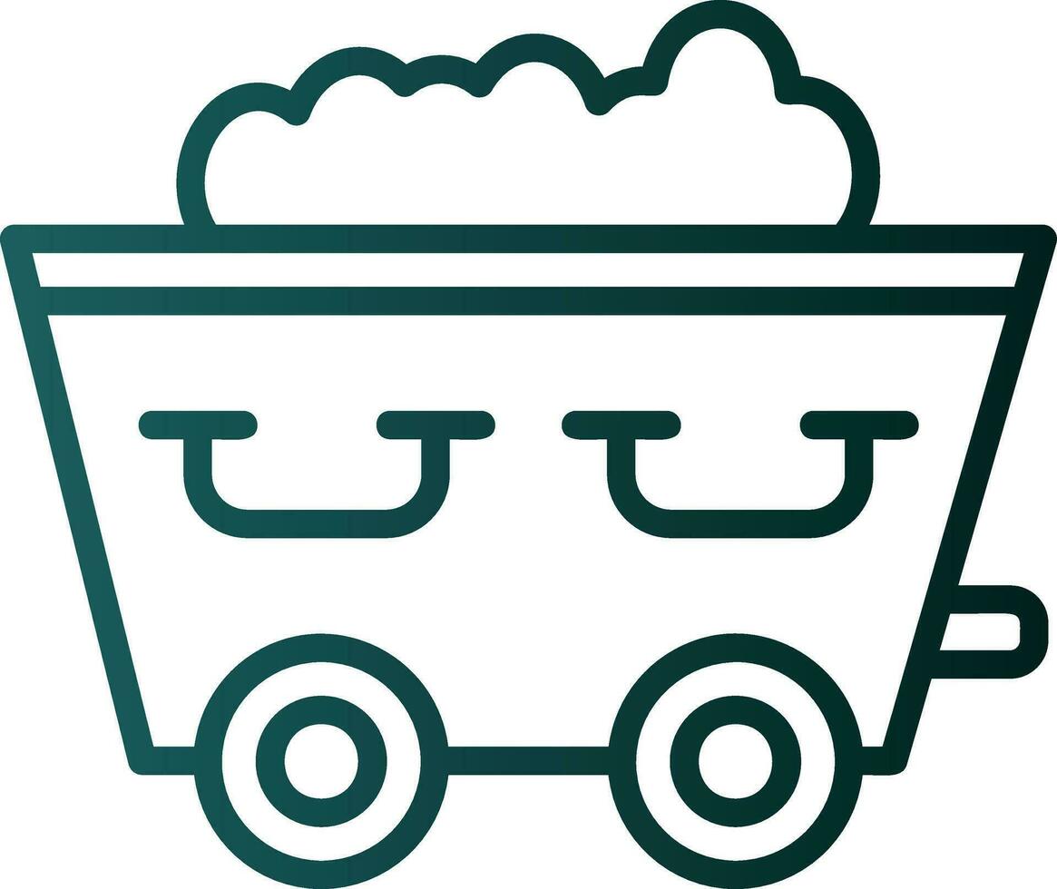 Trolley Vector Icon Design