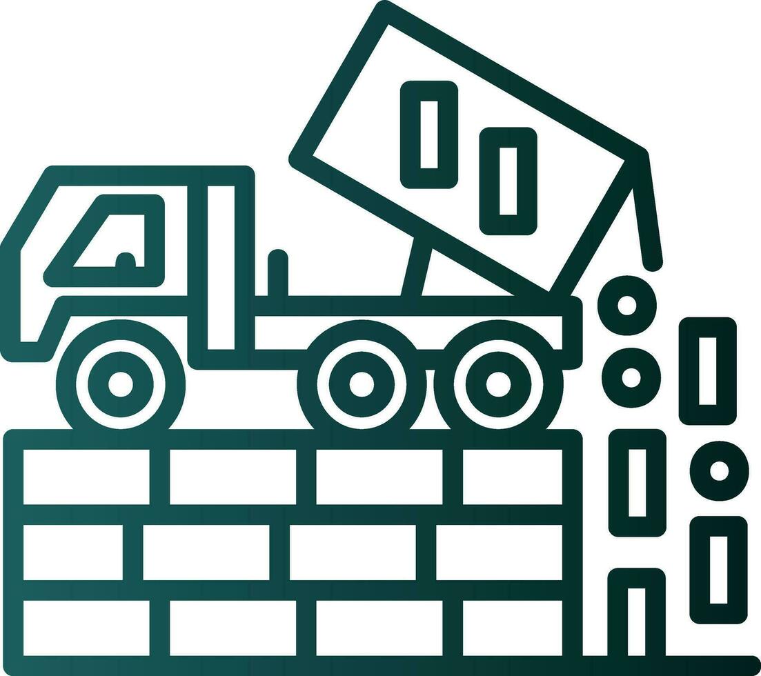 Landfill Vector Icon Design